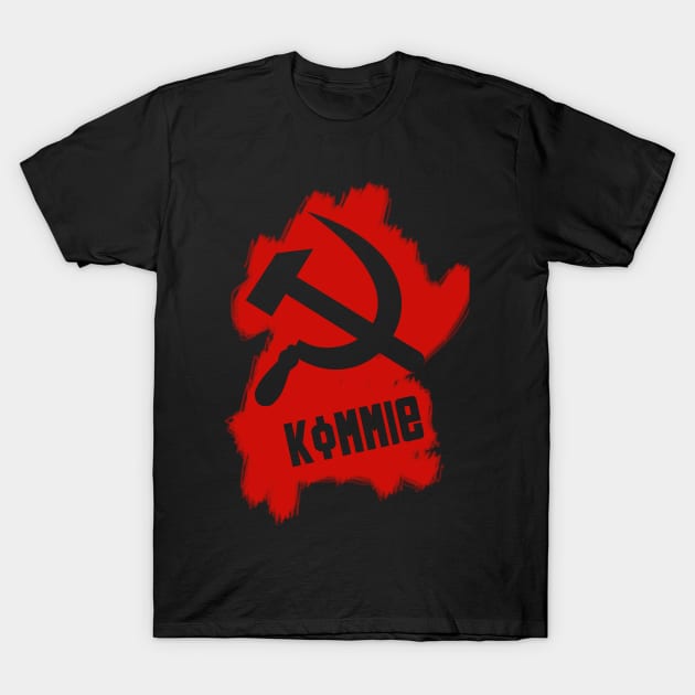 Kommie - Spray Paint Logo T-Shirt by artpirate